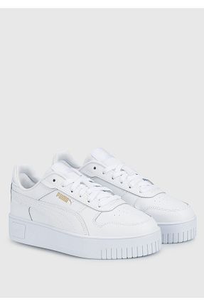 کفش اسنیکر سفید زنانه بند دار Puma - کد 852431954