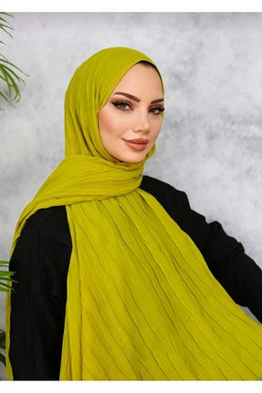 شال سبز زنانه پنبه ای Trablus - کد 852296551