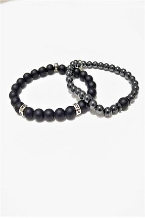 دستبند جواهر قهوه ای زنانه سنگ طبیعی badeaccessories - کد 56010717