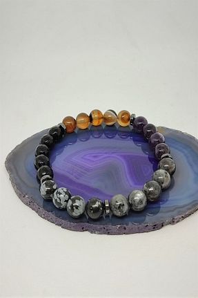 دستبند جواهر رنگی زنانه سنگ طبیعی badeaccessories - کد 669338161