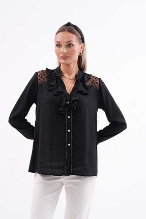 پیراهن سایز بزرگ مشکی زنانه سایز بزرگ Loom Boutique - کد 851661761
