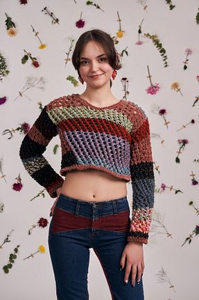 پلیور رنگی زنانه Etnik Gala İstanbul - کد 852363933