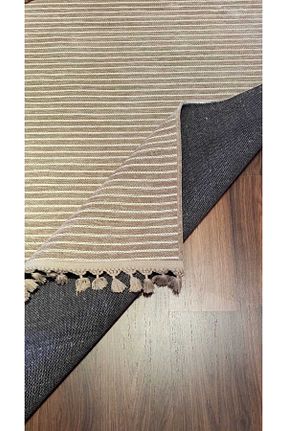 فرش قهوه ای قابل شستشو New Color - کد 852413968