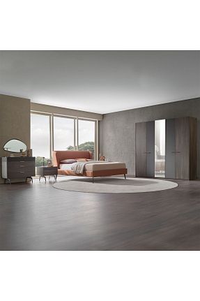 تختخواب جک دار قهوه ای دو نفره Enza Home - کد 735994083