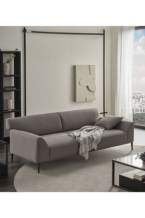 کاناپه طوسی مخمل Enza Home - کد 733875701