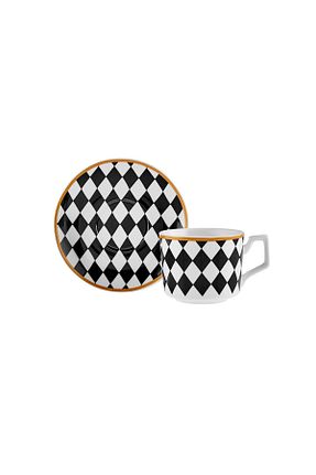 فنجان چای مشکی پرسلن Karaca - کد 730069064
