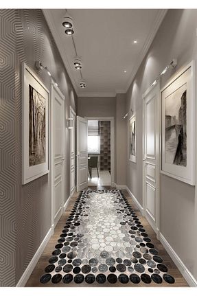 کناره طوسی پلی استر G&C HOME - کد 800013981