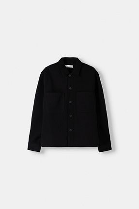 کت مشکی مردانه رگولار Bershka - کد 852522336