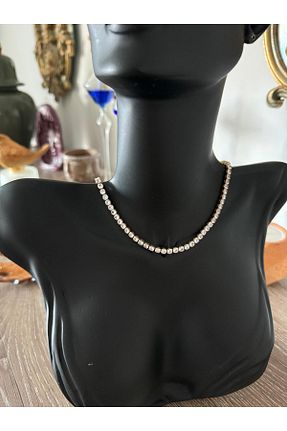 گردنبند استیل ( فولاد ) طلائی زنانه استیل ضد زنگ misstakıjewerly - کد 852538390