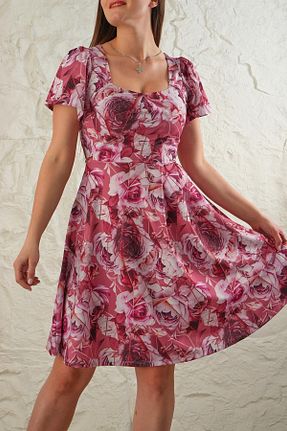لباس صورتی زنانه بافتنی CrazyShopping - کد 852394483