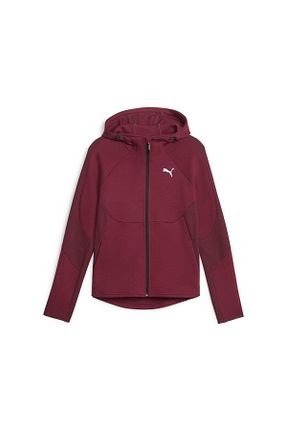 سوئیشرت اسپرت زرشکی زنانه رگولار Puma - کد 739436177
