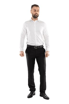 شلوار مشکی مردانه پارچه WEMSEY - کد 310918697