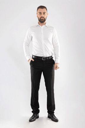 شلوار مشکی مردانه پارچه WEMSEY - کد 310918697