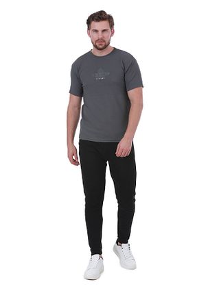 تیشرت طوسی مردانه اسلیم فیت WERRONİ - کد 851229567