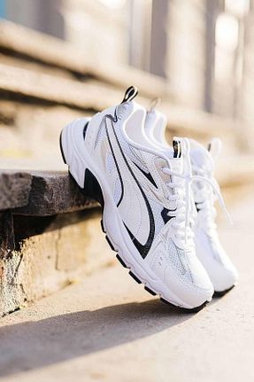 کفش اسنیکر سفید زنانه بند دار Puma - کد 852432218