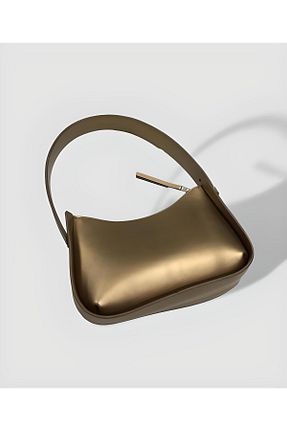 کیف دستی طلائی زنانه ابعاد کوچک YMZBAG - کد 796466643