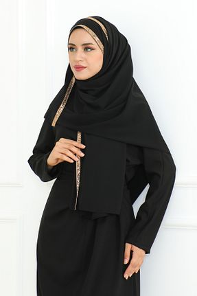 شال مشکی زنانه Medine İpeği Genel Markalar - کد 852240992