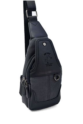 کیف دوشی طوسی زنانه چرم مصنوعی en deri - کد 824249370