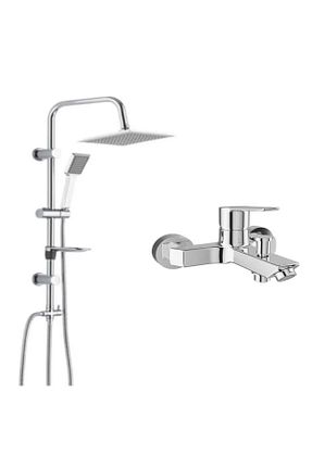 شیرآلات حمام Krom Kaplı Pirinç KALE - کد 759017278