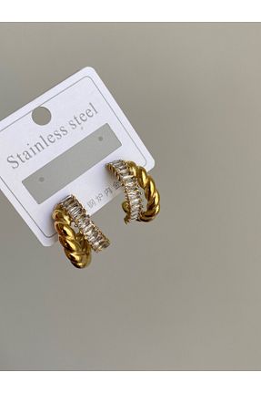 گوشواره جواهر رنگی زیرکن Owentis - کد 195580402