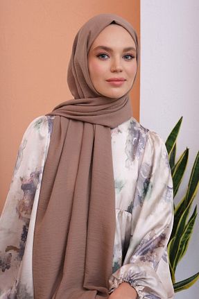شال قهوه ای زنانه جاز Şalland - کد 340982285