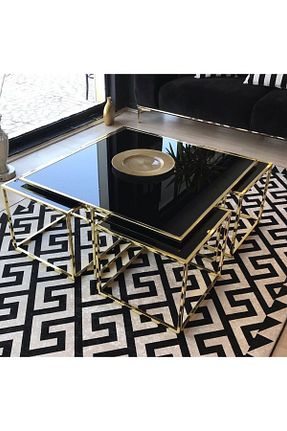 میز جلو مبلی طلائی فلزی Avem Design - کد 838434657