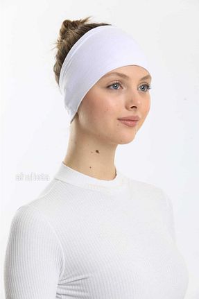 کلاه شنای حجاب سفید زنانه Shalista - کد 236115539