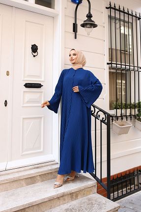 رویه حجاب سرمه ای زنانه کلوش Pieef - کد 852411443