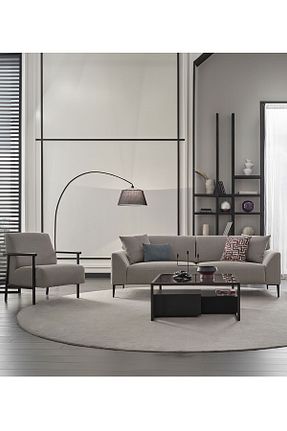 ست مبل بژ 3+1 Enza Home - کد 803472376