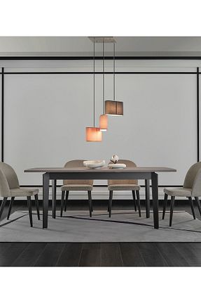 میز آشپزخانه قهوه ای MDF Enza Home - کد 743199918
