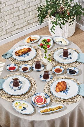 سرویس قهوه خوری طوسی 6 نفره Karaca - کد 789080506