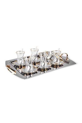 لیوان طلائی شیشه Karaca - کد 822528997