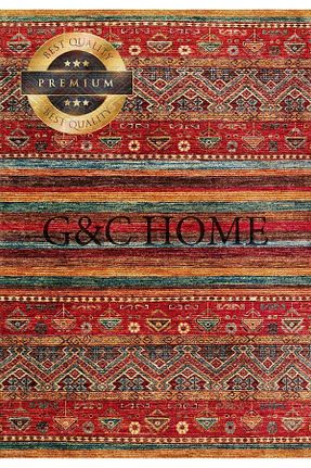 فرش قرمز قابل شستشو G&C HOME - کد 787280673