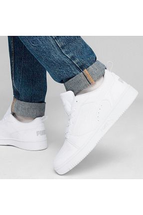 کفش اسنیکر سفید زنانه بند دار Puma - کد 852540495