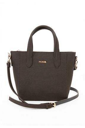 کیف دستی قهوه ای زنانه سایز متوسط Fossil - کد 839638193