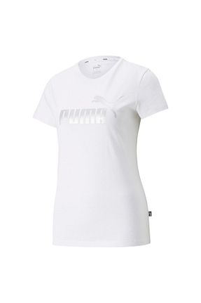 تیشرت سفید زنانه رگولار Puma - کد 220050473