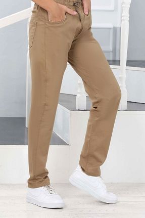 شلوار قهوه ای بچه گانه پنبه - الاستین Joui Co - کد 852121762