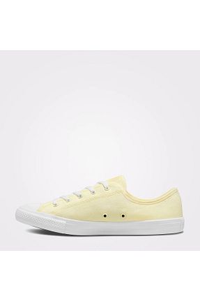 کفش اسنیکر زرد زنانه بند دار Converse - کد 827884297