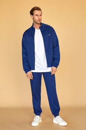 شلوار کرمگن سرمه ای مردانه پاچه کش دار SPORTEMPT - کد 831620685