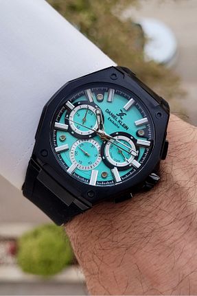 ساعت مچی فیروزه ای مردانه 41-45 میلی متر Daniel Klein - کد 852407205