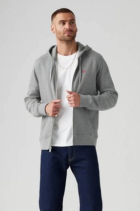 سوئیشرت طوسی مردانه ساده Levi