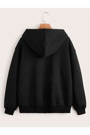 سوئیشرت سایز بزرگ مشکی زنانه کارگو Pink Sky - کد 852403901