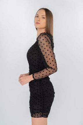 لباس مشکی زنانه بافتنی Alfazzo - کد 71258809