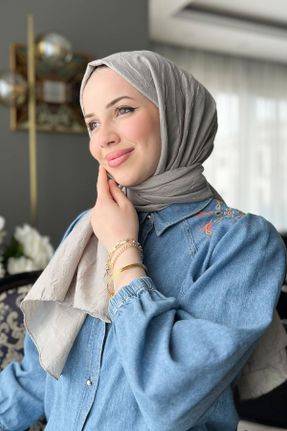 شال طوسی زنانه پلی استر کد 834169190