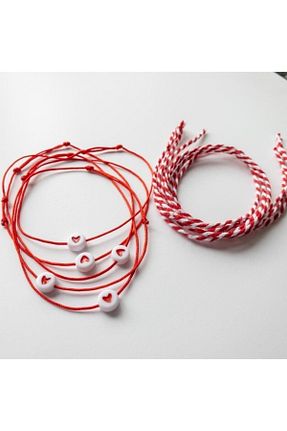 دستبند جواهر قرمز زنانه JEWELRY - کد 248647521