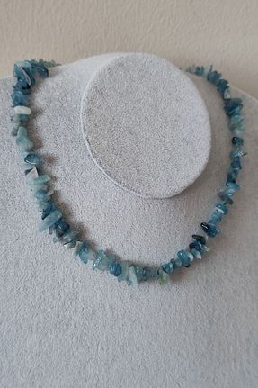 گردنبند جواهر آبی زنانه سنگ badeaccessories - کد 371505191