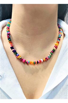 گردنبند جواهر رنگی زنانه سنگ Armis - کد 169426471