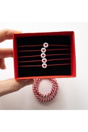 دستبند جواهر قرمز زنانه JEWELRY - کد 248647521