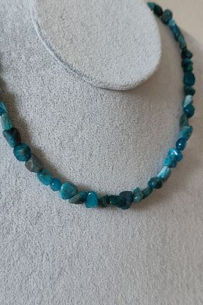 گردنبند جواهر سرمه ای زنانه سنگ badeaccessories - کد 367984586