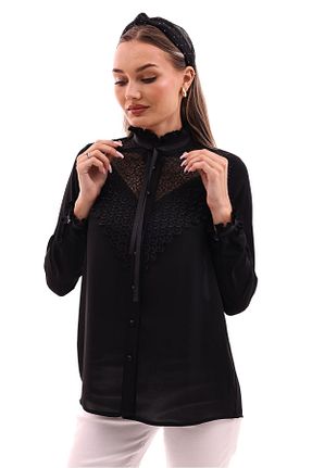 پیراهن سایز بزرگ مشکی زنانه سایز بزرگ Loom Boutique - کد 839289693